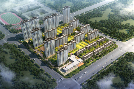 市中文东华府3室2厅1卫106m2简单装修